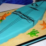 Surfboard Grooms cake