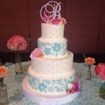 Blue Floral Lace