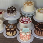 White Flower Celebration Cakes