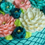 Classic Modern Blue Cake