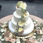 Classic Sage Naked Cake