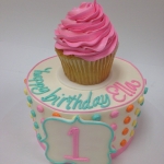 Classic Bright Dot Cupcake Topper