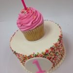 Classic Sprinkle Cupcake Topper