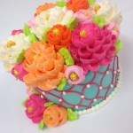 Classic Pink and Orange Floral