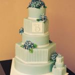 The Breanne : fondant wedding cake