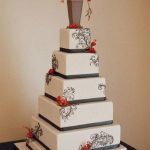 The Jasmine : fondant wedding cake