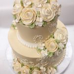Classic 2 tier Ivory Rose