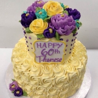 Classic Rosettes and Purple dots