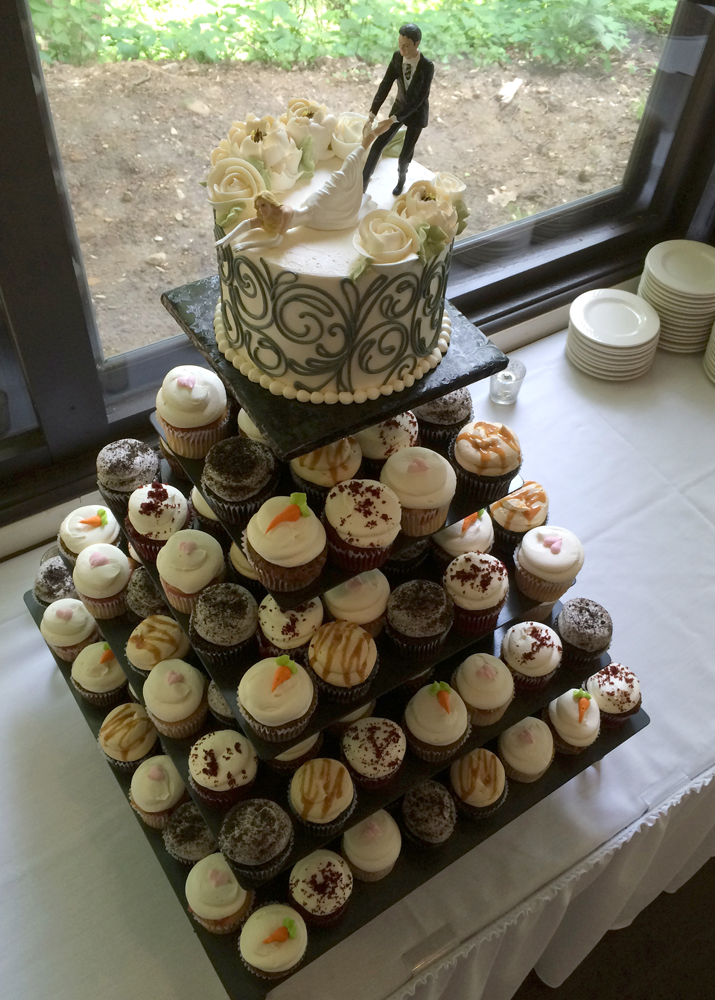  Wedding  Cupcakes  White Flower Cake  Shoppe