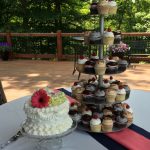 Retro Cake with Gourmet Cupcakes