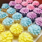Pastel Ruffle Flowers