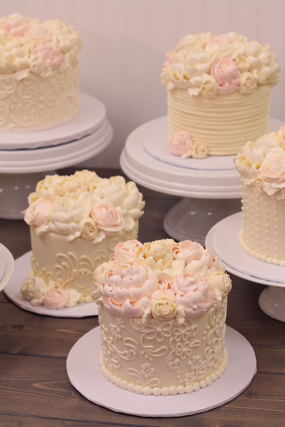 So many delicious buttercream cakes…. - White Flower Cake ...