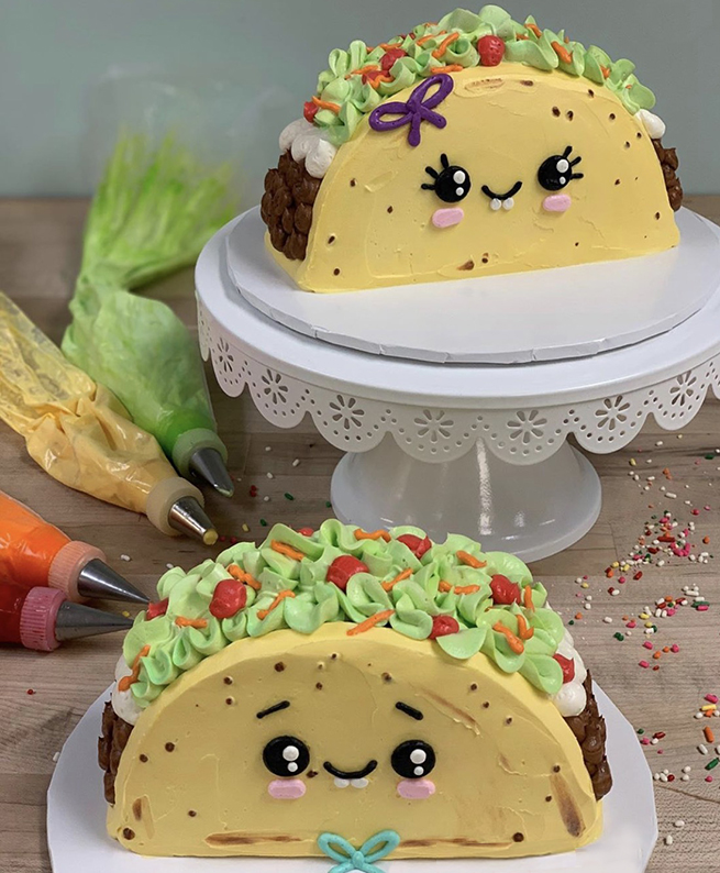 Jr Level Kawaii Food cake taco_cake